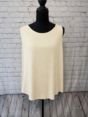 Old Navy Cream Swing Tank Top
